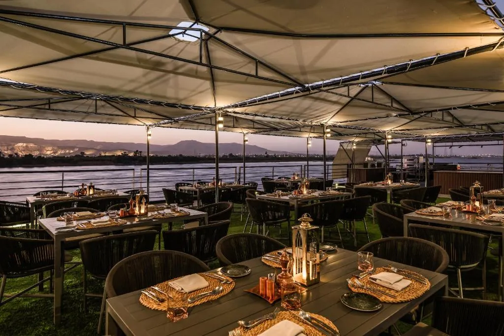 Sun deck of the Historia The Boutique Nile Cruise Nile cruise